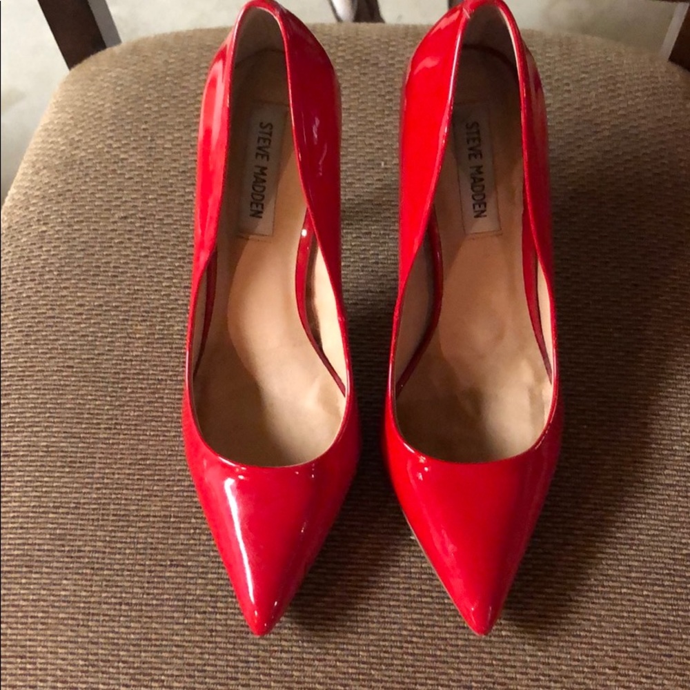 Steve Madden Cherry Red Stilettos
